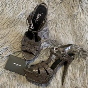 SAINT LAURENT Calfskin Fake Cocco Tribute 105